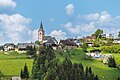 * Nomination Southeastern view of the mountain village with the parish church Saint George in Zammelsberg, Weitensfeld, Carinthia, Austria -- Johann Jaritz 01:44, 10 June 2023 (UTC) * Promotion  Support Good quality. --Fabian Roudra Baroi 02:17, 10 June 2023 (UTC)