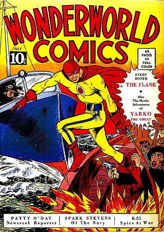 <span class="mw-page-title-main">Flame (comics)</span> Superhero character