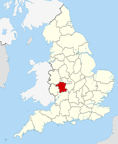 Worcestershire within England