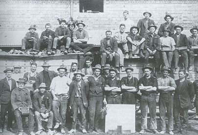 Workers at Yarralumla Brickworks in 1924 Yarralumla brickworks 1924.jpg