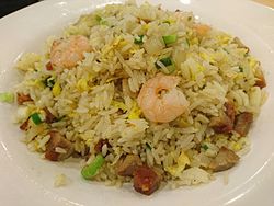 Yeung Chow Fried Rice in Hong Kong Fast Food Shop.JPG