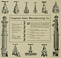 "Chapman Valve Manufacturing Co." ad detail, Virginia Tech Bugle 1897 (page 203 crop).jpg