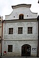 Čeština: Renesanční dům v ulici Hroznová č. 312/22 z roku 1597 v Českých Budějovicích. English: Renaissance House in Hroznová Street No. 312/22 was built in 1597, České Budějovice, South Bohemian Region, Czechia.