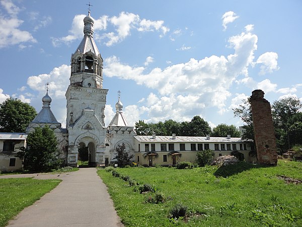 Monastery of the Tithes is one of eight ancient monasteries of the old Russian state Novgorodian Rus'