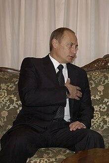Владимир Путин встретился с Президентом Азербайджана Ильхамом Алиевым (cropped).jpeg