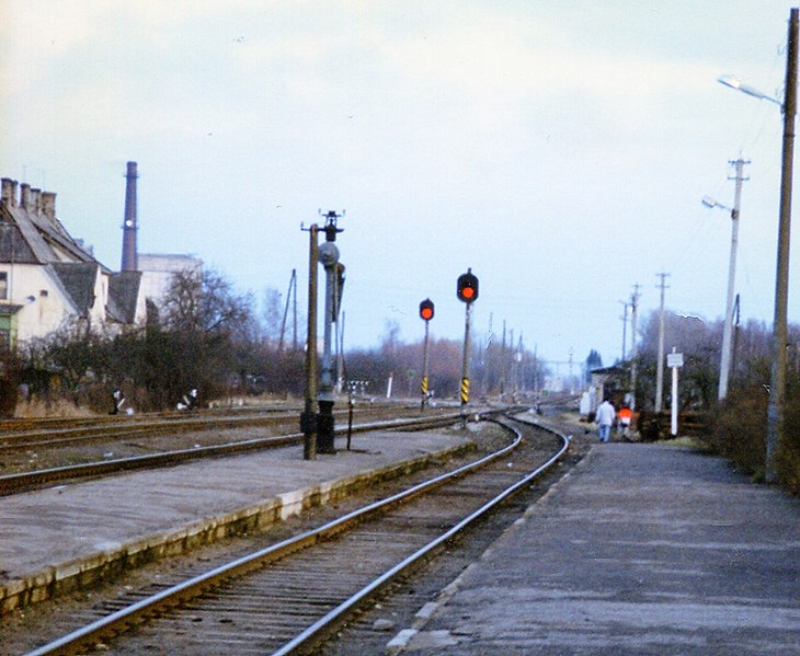 File:Добеле (Латвия) - железная дорога в Ригу (1998 год) - panoramio.jpg