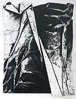 Dva hroty v diagonále, kolografie, 1963