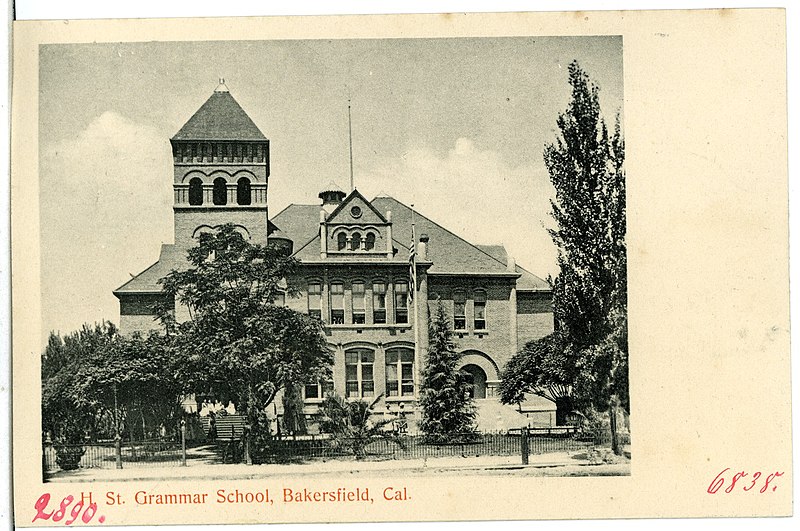 File:06838-Bakersfield-1905-H. St. Grammar School-Brück & Sohn Kunstverlag.jpg