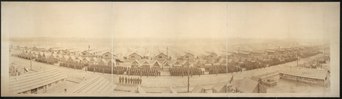 Panoramic photograph of the 124th Infantry at Camp Wheeler, January 1918 124th Infantry (formerly Second Florida), Col. Walter S. McBroom, commanding, Camp Wheeler, Ga., Jan. 16th, 1918 LCCN2007664419.tif