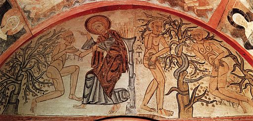 12th-century unknown painters - Creation Adam and the Original Sin - WGA19757