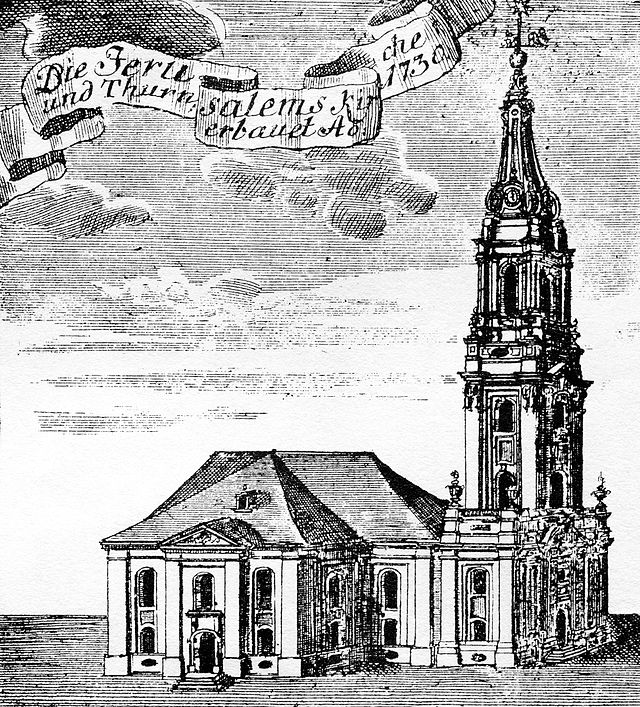 Ierusalemes Cirice on Berlin in 1736