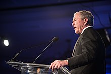 George W. Bush: "(...) this election was fundamentally fair, its integrity will be upheld, and its outcome is clear." 180510-D-SW162-2101 (41321112224).jpg