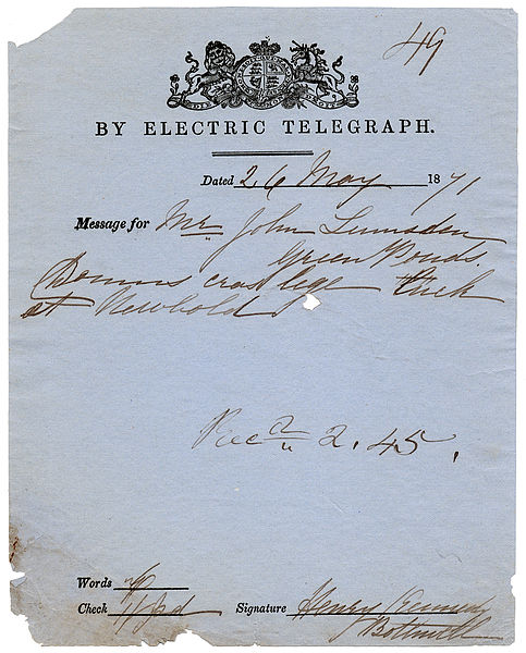 File:1871 Tasmania telegraph form.jpg