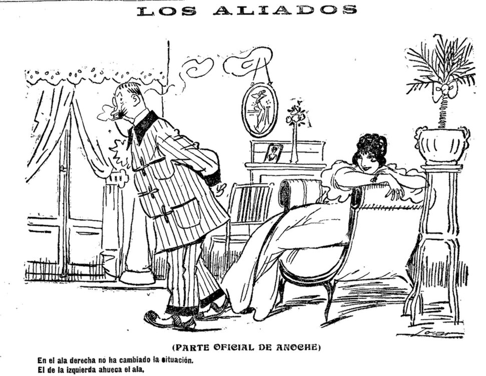 Los Aliados, 6 de octubre de 1914.