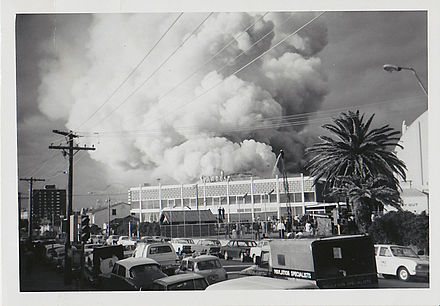 Stardust Lounge and Palais de Danse on fire in 1968