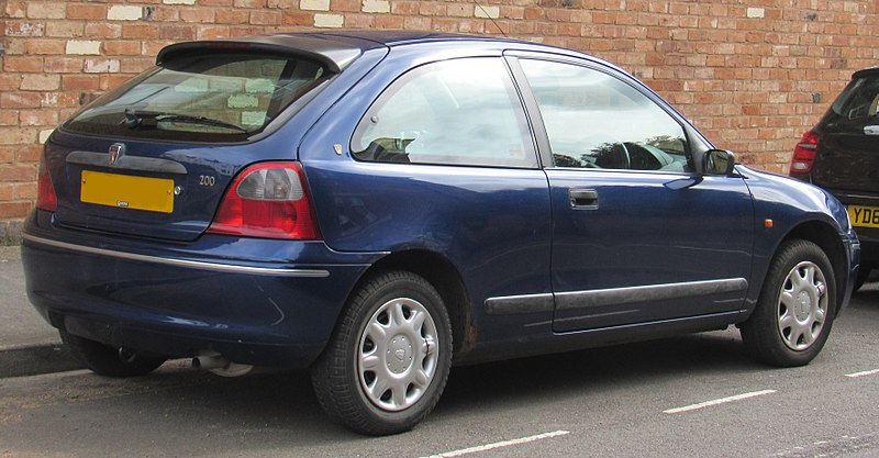 File:1998 Rover 214 Si 1.4 Rear.jpg