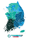 Thumbnail for File:2002 Republic of Korea Presidential Election, Municipal-level divisions.svg