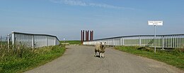 De oostelijke toegangsbrug tot de Carel Coenraadpolder (2008)