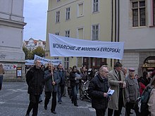 Monarchistický pochod v roce 2009