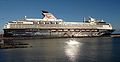 Kreuzfahrtschiff Mein Schiff 1 an der Pier in Puerto Del Rosario, Fuerteventura/Kanaren (2010)