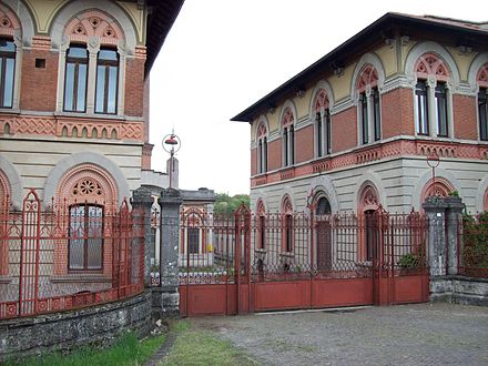 Crespi d'Adda factory entrance