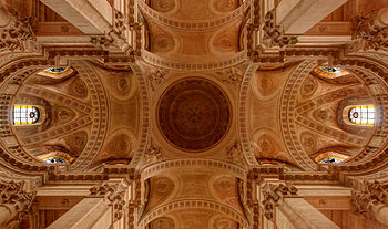 Voûte à la croisée du transept