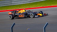 Sergio Perez at the 2021 United States Grand Prix, with the sponsor Acura 2021 United States Grand Prix 17.jpg