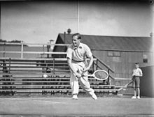 von Cramm at the 1937 Australian Championships