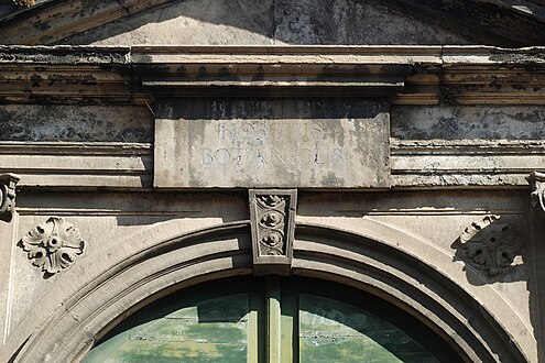 Cartouche « Hortus Botanicus ».