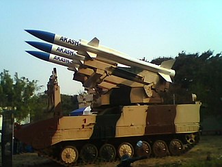 Akash Missile Launcher on Sarath