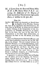 Миниатюра для Файл:A Letter from the Reverend Henry Miles D. D. to Mr. Henry Baker F. R. S. concerning the Difference of the Degrees of Cold Marked by a Thermometer Kept within Doors, or without in the Open Air (IA jstor-104882).pdf