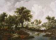『木立の風景』(1667年)