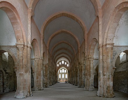 Església de l'abadia de Fontenay.