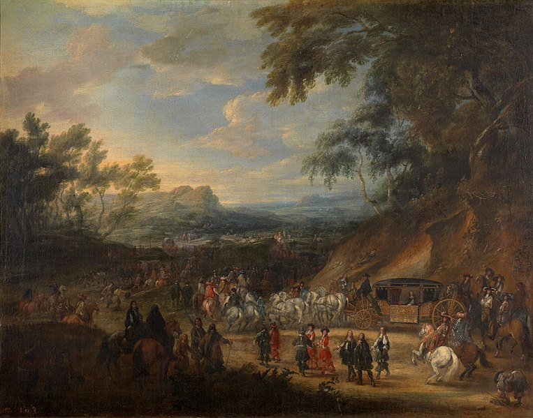 File:Adam Frans van der Meulen - Louis XIV setting out on a campaign.jpg