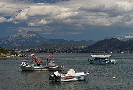 Stormy weather in Agios Minas bay