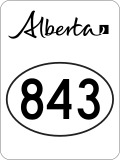 Thumbnail for File:Alberta Highway 843.svg