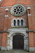 Façade de l'église.