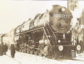 <span class="mw-page-title-main">Soviet locomotive class AA20</span> One-off Soviet 4-14-4 steam locomotive