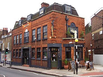 Angel Inn, Highgate, north London, England