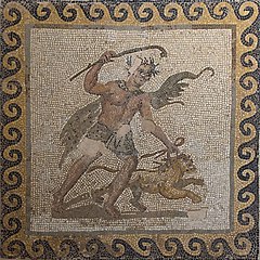 Genç Satyros mozaiği