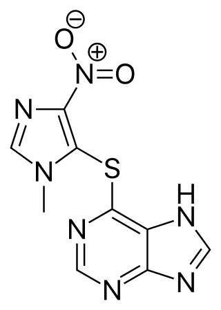 <span class="mw-page-title-main">Azathioprine</span> Immunosuppressive medication