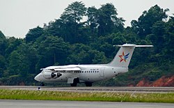 BAe 146-200 of the Aviastar Mandiri