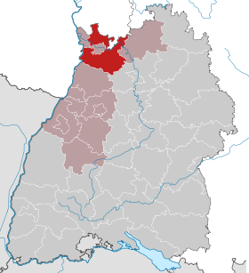 Rhein-Neckar-Kreis läge i Baden-Württemberg