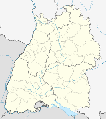 Kortpositioner Tyskland Baden-Württemberg