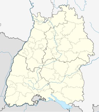 Location map Джэрмэн Баден-Йурттемберг