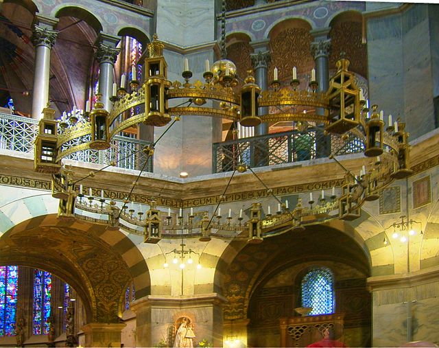 Barbarossa chandelier in Aachen Cathedral