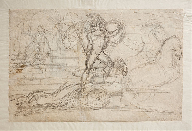 File:Bertel Thorvaldsen - Achilles Trails Hector's Body after his Chariot. Paolo and Francesca(?), - Google Art Project.jpg