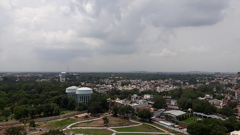 File:Bird eye view of Jhansi town from Jhansi fort 07.jpg