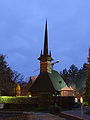 Biserica de lemn din Brusturi, vedere de ansamblu. Foto: 2009