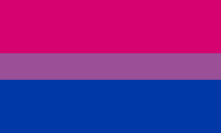 Flaga osób biseksualnych